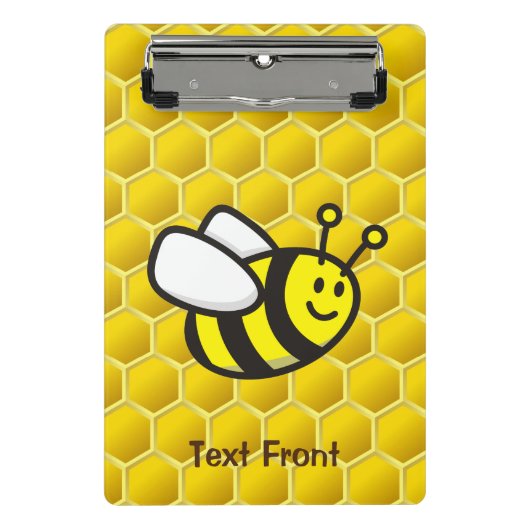 Honeybee-Cartoon Mini Klemmbrett (Vorderseite)