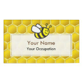 Honeybee-Cartoon Namenschild (Vorderseite)