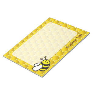 Honeybee-Cartoon Notizblock
