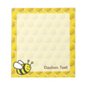 Honeybee-Cartoon Notizblock (Vorderseite)