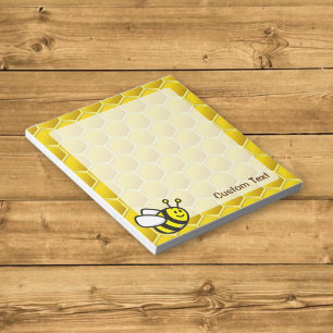 Honeybee-Cartoon Notizblock