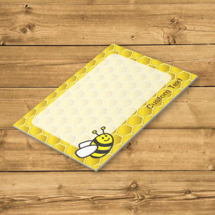 Honeybee-Cartoon Notizblock