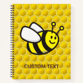 Honeybee-Cartoon Notizblock (Vorderseite)