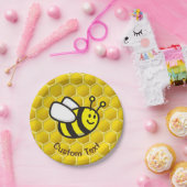 Honeybee-Cartoon Pappteller (Party)