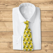 Honeybee Cartoon Pattern Krawatte