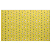 Honeybee Cartoon Pattern Stoff (Yard (91,4 cm))
