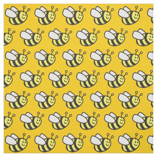 Honeybee Cartoon Pattern Stoff (Muster)