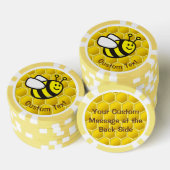 Honeybee-Cartoon Pokerchips (Stapel)