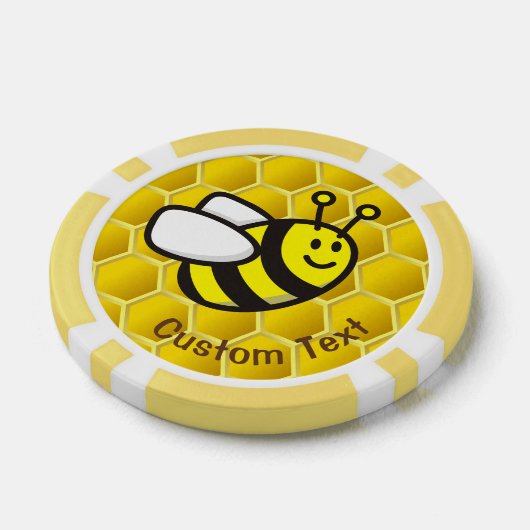 Honeybee-Cartoon Pokerchips (Einzeln)