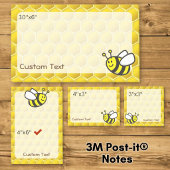 Honeybee-Cartoon Post-it Klebezettel