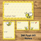 Honeybee-Cartoon Post-it Klebezettel