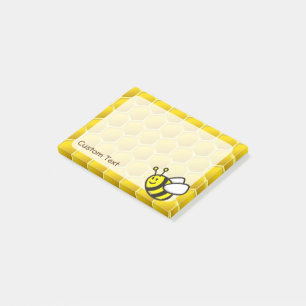 Honeybee-Cartoon Post-it Klebezettel