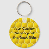 Honeybee Cartoon Schlüsselanhänger (Rückseite)