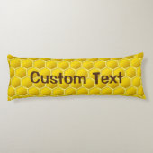 Honeybee-Cartoon Seitenschläferkissen (Rückseite)