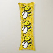 Honeybee-Cartoon Seitenschläferkissen (Vorderseite Vertikal)