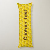 Honeybee-Cartoon Seitenschläferkissen (Rückseite (Vertikal))