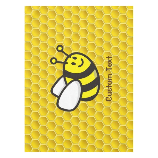 Honeybee-Cartoon Tischdecke (Vorderseite)