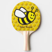 Honeybee-Cartoon Tischtennis Schläger (Vorderseite)