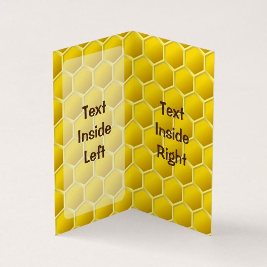 Honeybee-Cartoon Visitenkarten (Innenseite)