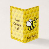 Honeybee-Cartoon Visitenkarten (Vorderseite)