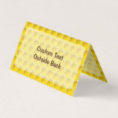 Honeybee-Cartoon Visitenkarten (Rückseite)