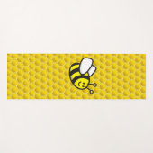 Honeybee-Cartoon Yogamatte (Vorderseite (Horizontal))