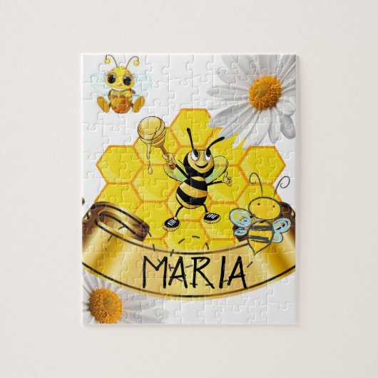 Honeybee Daisy Jigsaw Puzzle Daisy (Vertikal)