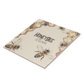 HoneyBee Farm Honeycomb Bees | KERAMIK Fliese (Seite)