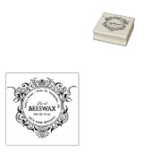 Honeybee Frame Local BEESWAX Gummistempel (Stempel)