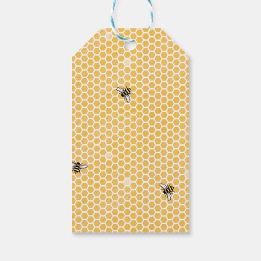 Honeybee Gift Tag Geschenkanhänger (Rückseite)