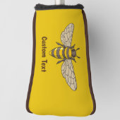 Honeybee Golf Head Cover Golf Headcover (Rotieren 90)