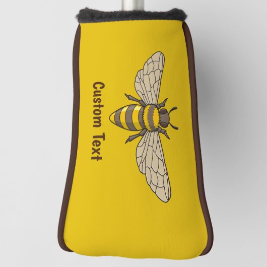Honeybee Golf Head Cover Golf Headcover (Rotieren 90)