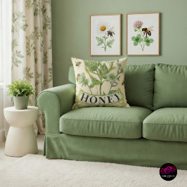 Honeybee Haven Kissen