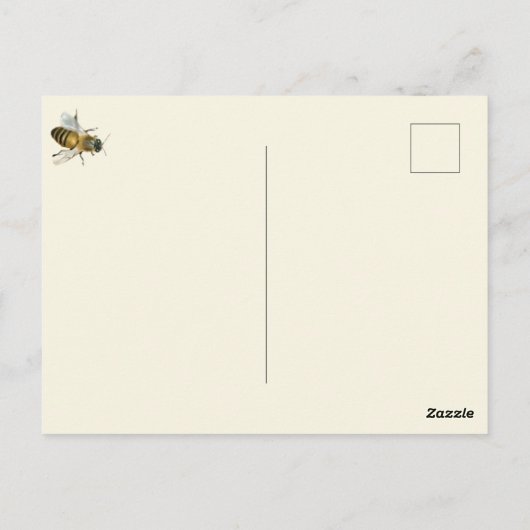Honeybee Haven Postkarte (Rückseite)