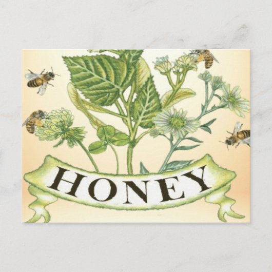Honeybee Haven Postkarte (Vorderseite)