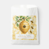 Honeybee Hive Baby Shower Geschenktütchen (Vorderseite)
