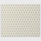 Honeybee Honey Bee Pattern Apiary Antique White Geschenkpapier (Flach)