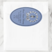 Honeybee Honey Jar Apiary Label | Reiner Honig Ovaler Aufkleber (Tasche)