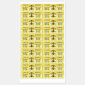 Honeybee Honeycomb Apiary Bee Business Honey Jar Etiketten (Blatt)