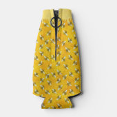 Honeybee Honeycomb Bee Bumblebee Crown | Benutzerd Flaschenkühler (Rückseite)