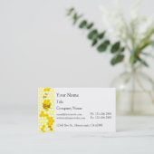 Honeybee Honeycomb Custom Business Cards Visitenkarte (Stehend Vorderseite)