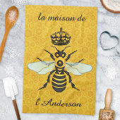 Honeybee Honeycomb French Bee Elegant Individuelle Handtuch