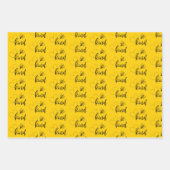 Honeybee Honeycomb Wrapping Paper Set 3 Geschenkpapier Set (Vorderseite 3)