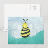 Honeybee Horizontal Postcard Postkarte (Vorne/Hinten)