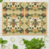 Honeybee Imitats Quilt Geschirrtuch (Gefaltet)