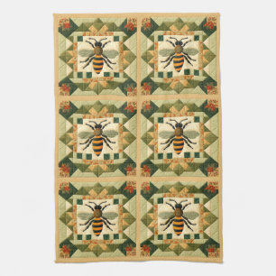 Honeybee Imitats Quilt Geschirrtuch