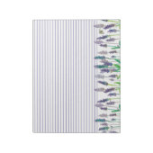 Honeybee Lavender Herb Blume Lined Notizblock (Rotiert)