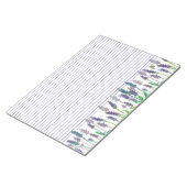 Honeybee Lavender Herb Blume Lined Notizblock (angewinkelt)