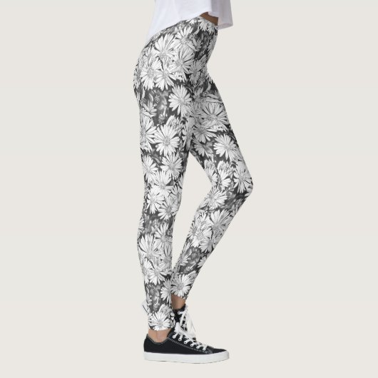Honeybee Leggings Blume Kunst, Dichtung und Musik (Rechts)