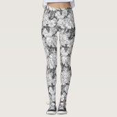 Honeybee Leggings Blume Kunst, Dichtung und Musik (Vorderseite)